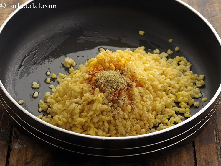 Step 16 – Add coriander-cumin seeds powder.