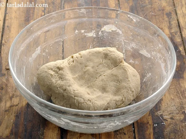 Step 5 – Add water as required to make a soft dough. If the dough is hard <strong>Dal …