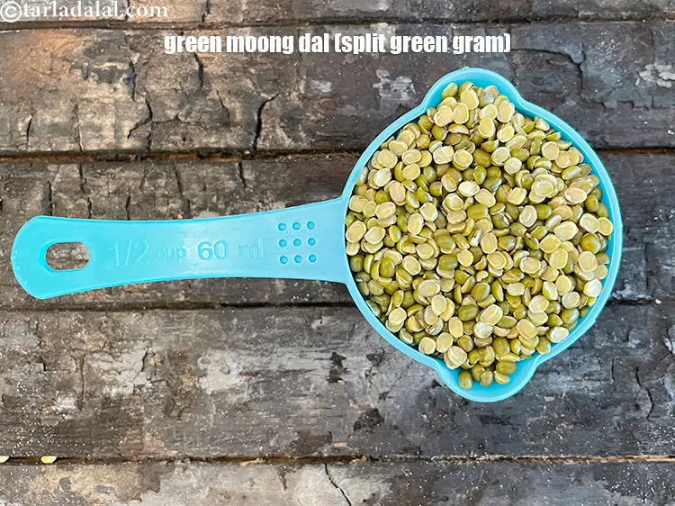 Step 3 – <meta charset="UTF-8" /> <strong>This is what green moong dal looks like.</strong>&nbsp;Moong or green gram is …
