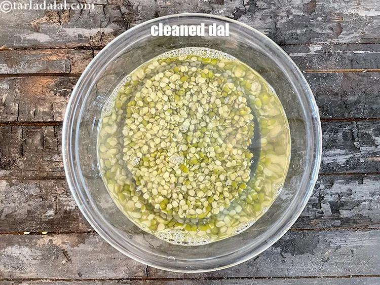 Step 5 – <meta charset="UTF-8" />We have now cleaned the dal.&nbsp;