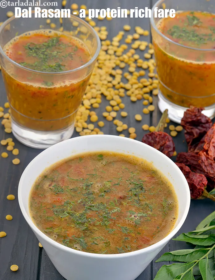स्टेप 40 – <strong>दाल रसम - प्रोटीन से भरपूर व्यंजन।</strong>