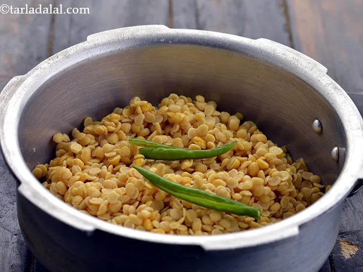 Step 15 – Add the green chillies. Adjust the quantity as per the spice level you can handle.