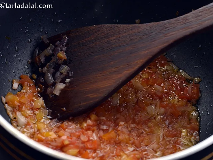 Step 26 – Cook for another 2 minutes, stirring occasionally and lightly mashing with the back of the …