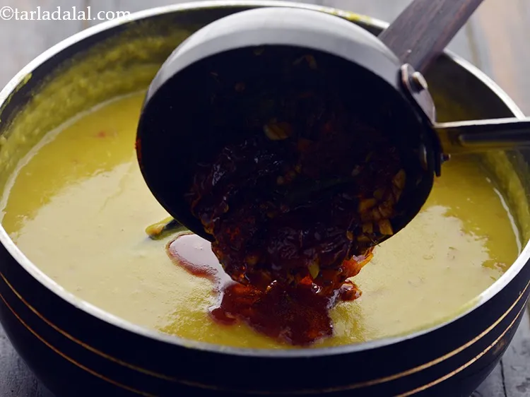 Step 36 – Pour the tempering over the dal. Our<strong>Dal Tadka</strong>&nbsp;is now ready! If you are preparing <strong>Punjabi …