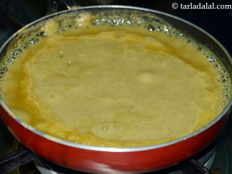 Step 31 – Mix well and bring to boil.