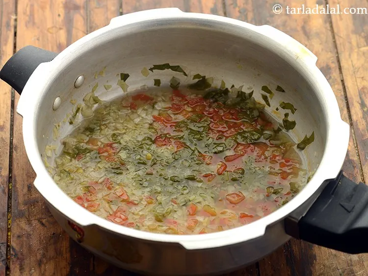 Step 27 – When the pressure cooker cools down, this is how the cooked mixture looks like.