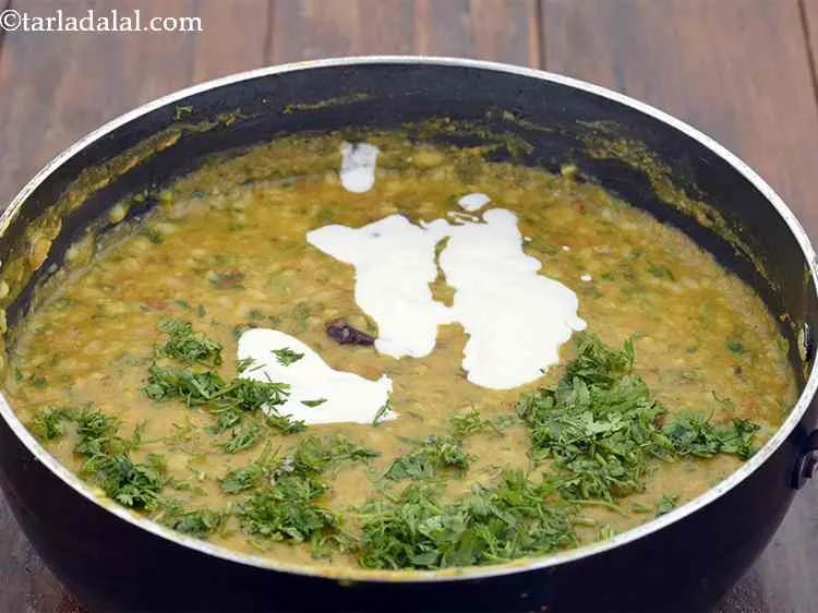 Step 18 – Switch off the flame, add the fresh cream. Fresh cream is only added after turning …