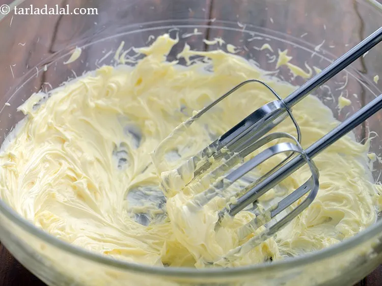 Step 16 – Beat it for 2 minutes till smooth using an electric beater.