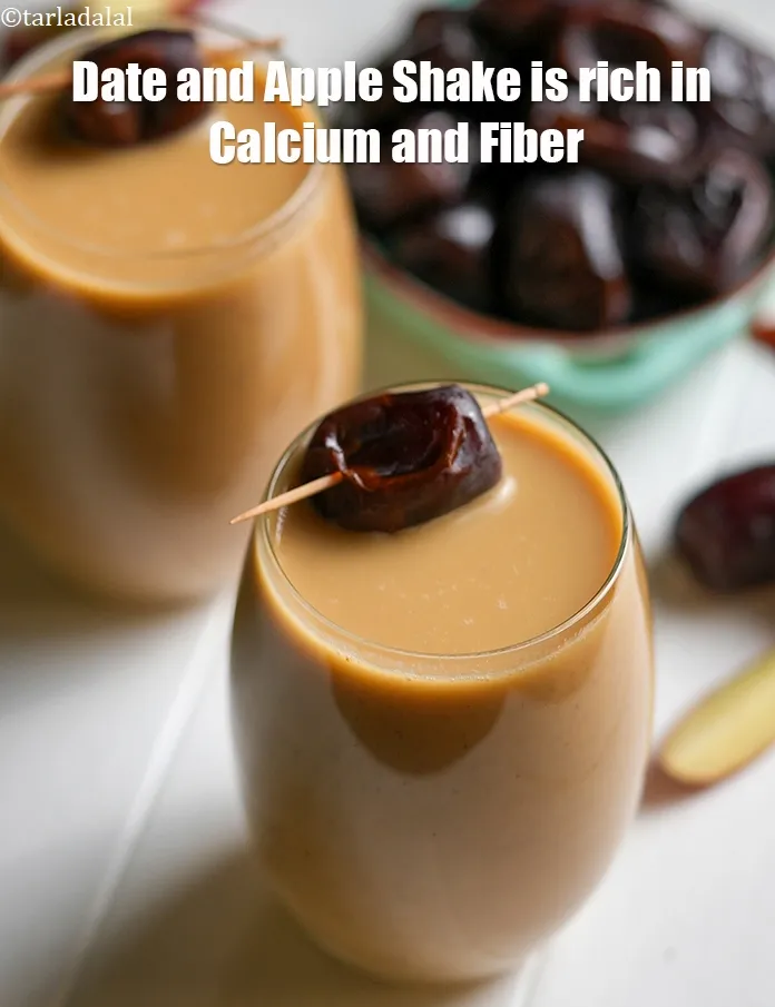 Step 21 – <strong>Date and Apple Shake&nbsp;is rich in below macronutrients, vitamins and minerals given in descending&nbsp;order (highest …