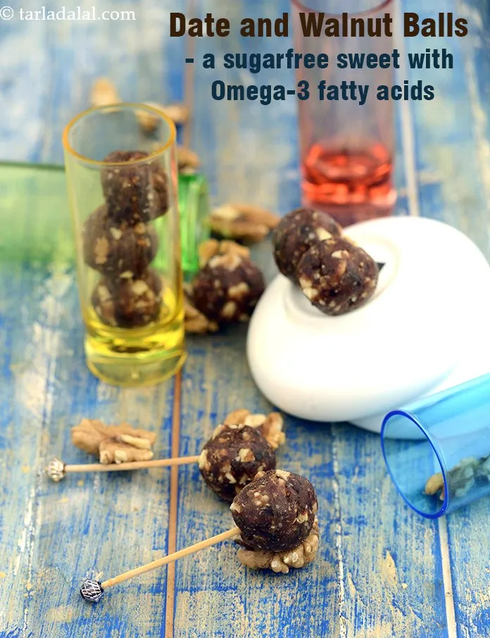 Step 11 – <strong>Date and Walnut Balls - a sugarfree sweet with Omega-3 fatty acids.&nbsp;</strong>