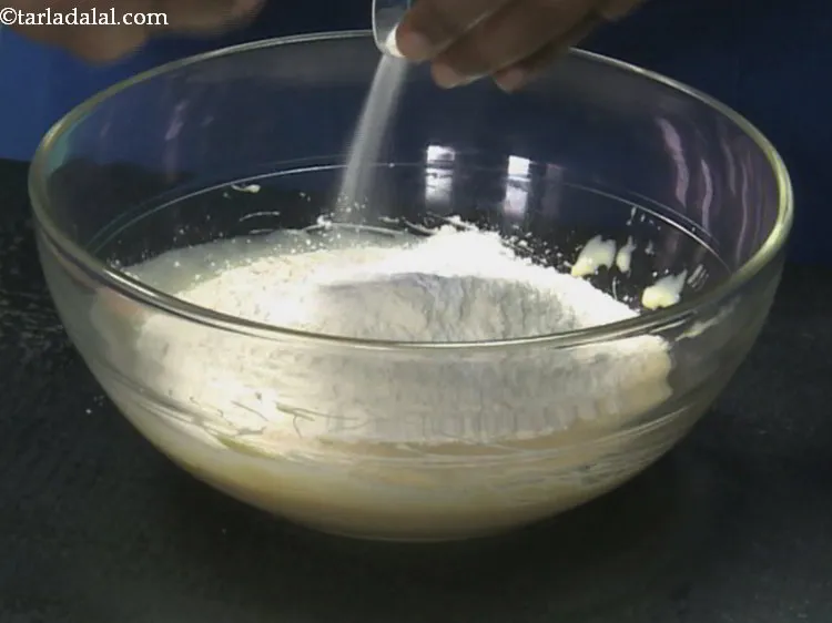 Step 17 – Add the baking powder and baking soda. We are using both because we have added …