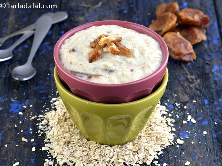 Step 25 – Serve <strong>dates and oats kheer | oats and dates payasam | healthy dates and oats …