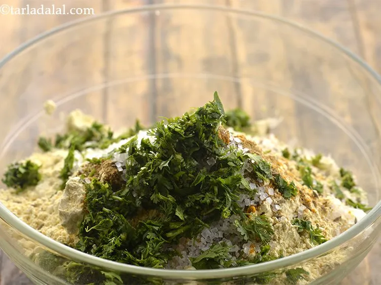 Step 12 – Add chopped coriander for a fresh earthy kick in flavours. Other greens like spinach leaves, …