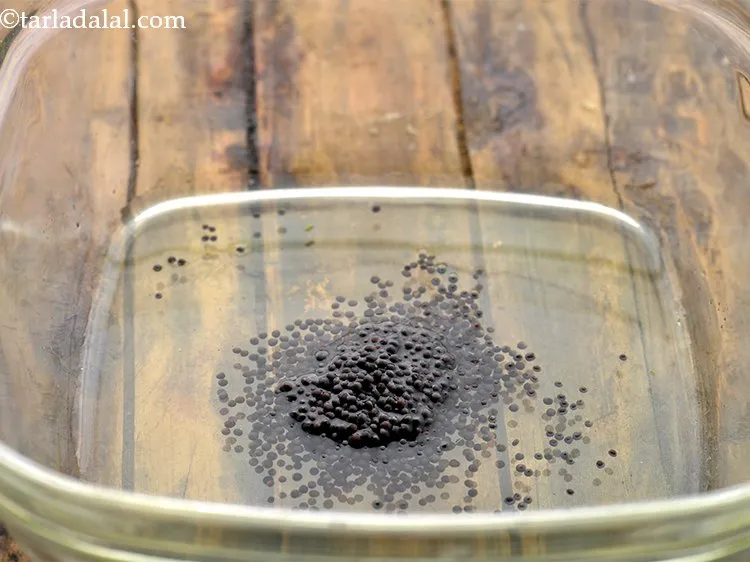 Step 26 – Add the mustard seeds.