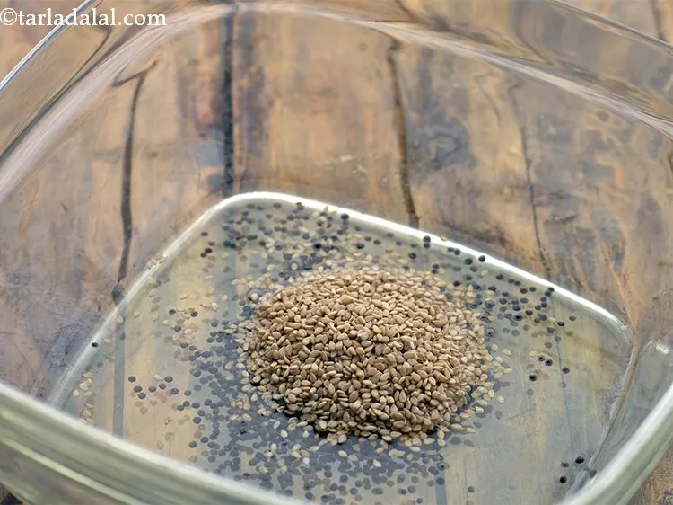 Step 27 – Add sesame seeds.