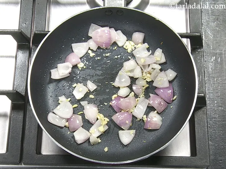 Step 3 – Add onions and saut&eacute; on a medium flame for 1 minute or until the raw …