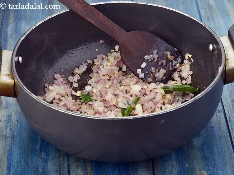 Step 18 – Saut&eacute; on a medium flame for 2 minutes.