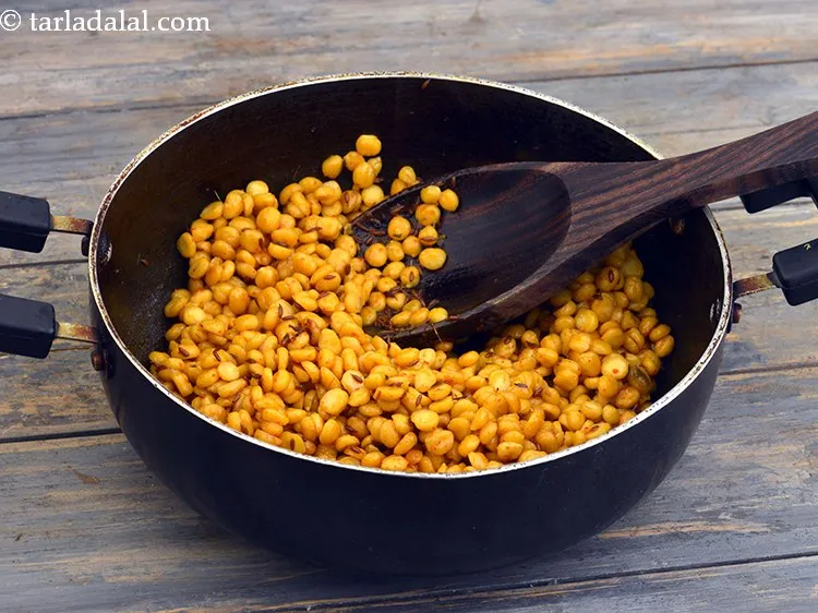 Step 5 – The chana dal has to be perfectly cooked and each grain of dal should be …