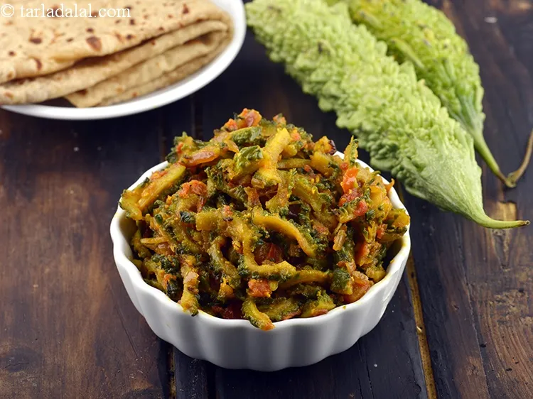 Step 25 – Serve <strong>dry karela sabzi recipe | Indian karele ki sabzi |&nbsp;sukha karela sabzi | bitter …