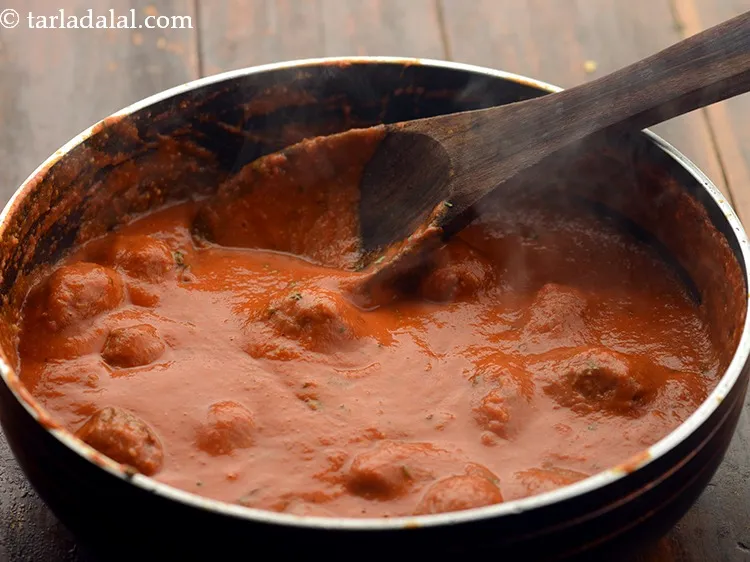 Step 26 – Mix well and cook on a medium flame for 2 to 3 minutes, while stirring …