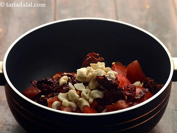 Step 5 – Add 2 tbsp broken cashewnuts. If you are allergic to nuts, make use of poppy …