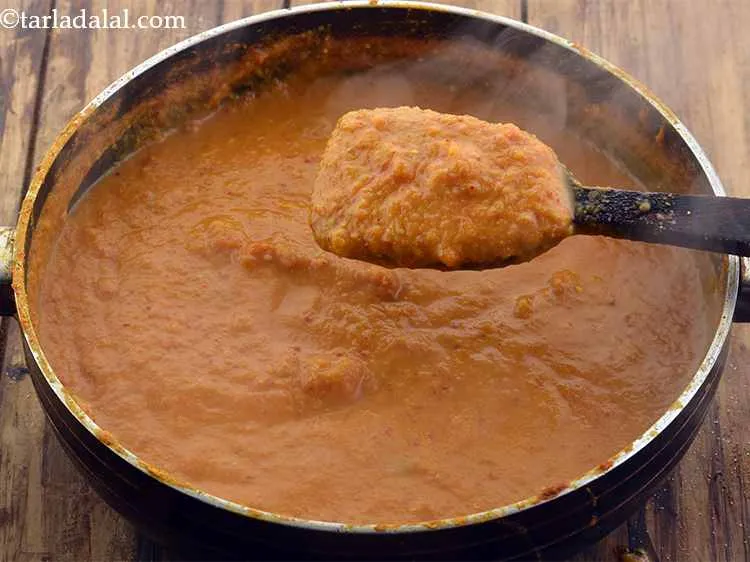 Step 36 – Cook on a medium flame for 15 minutes, while stirring occationally.