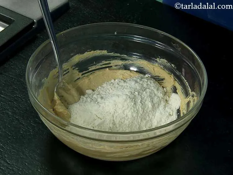 Step 10 – Finally add the dry roasted plain flour.