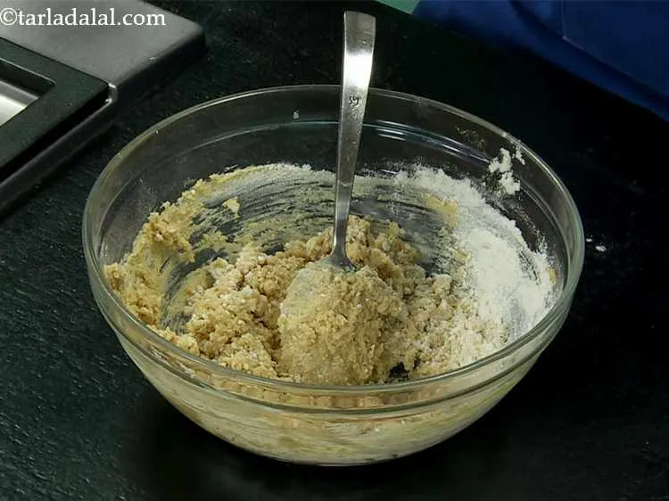 Step 11 – Mix very well with the spoon. It might take a little time as the flour …