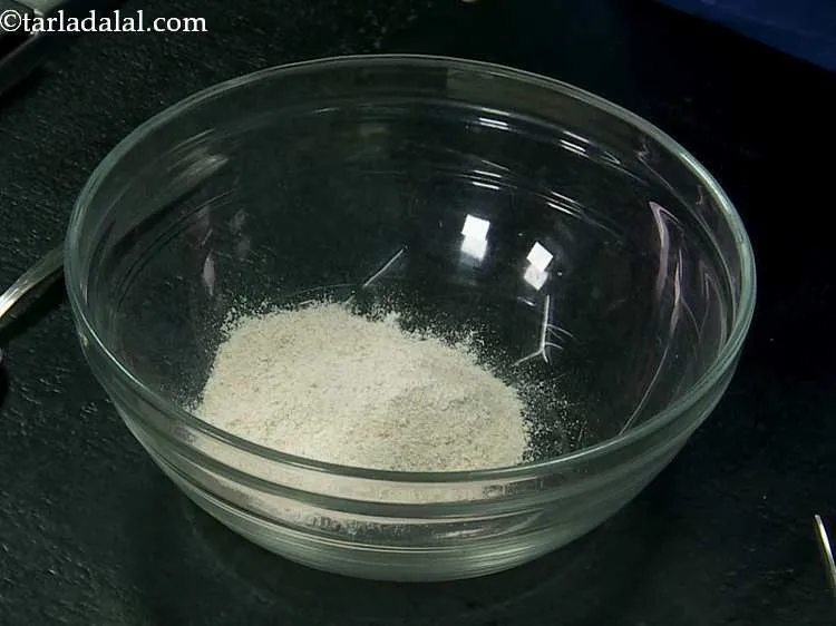 Step 5 – Now put this grinded sugar in a deep bowl for the next step.
