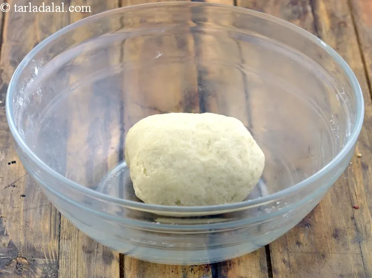 Step 13 – Knead into a soft dough using enough water.