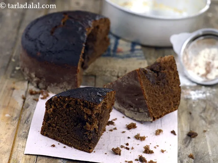 Step 57 – Use e<strong>ggless chocolate cake in pressure cooker recipe | eggless chocolate pressure cooker cake | …