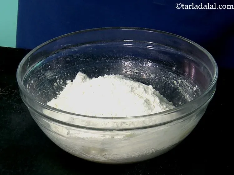 Step 10 – To this add the plain flour mixture.