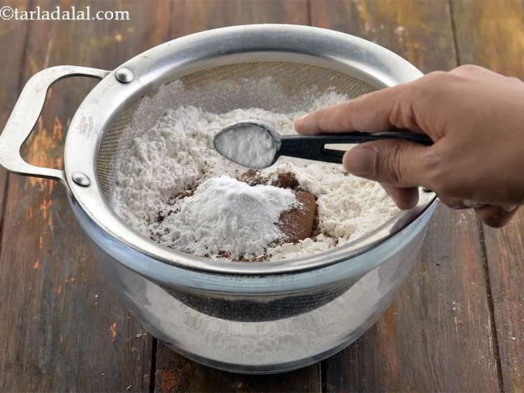 Step 9 – &nbsp;Add the baking powder.