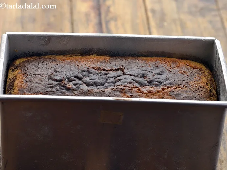 Step 21 – Bake in a pre-heated oven at 160&deg;C (360&deg;F) for 40 minutes till the cake leaves …