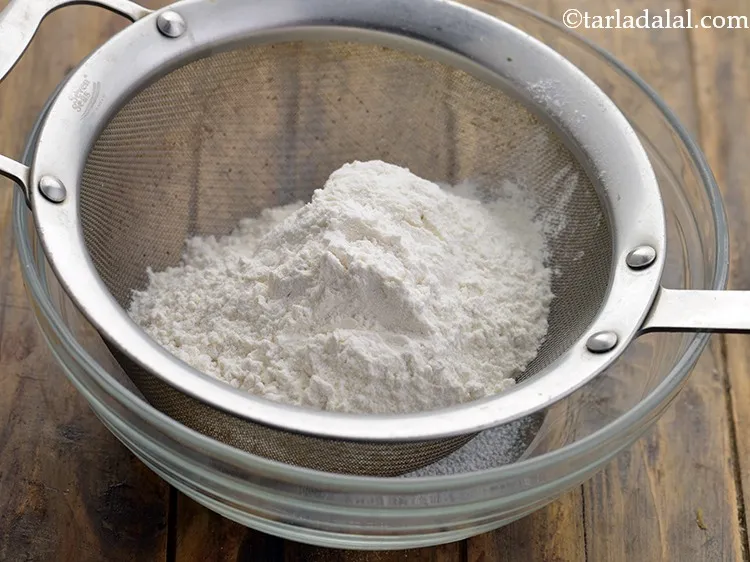 Step 6 – Add the plain flour.