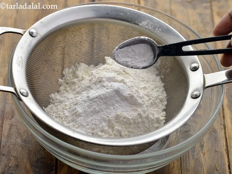 Step 7 – Add the baking powder.