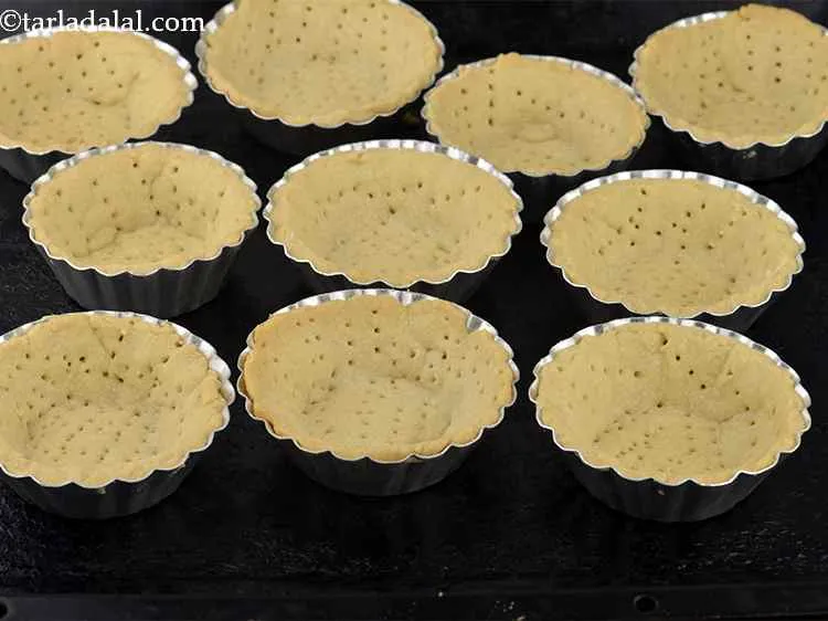 Step 12 – Cool the tart cases and use as required.