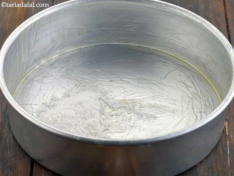 Step 3 – Dust it with plain flour and spread it all across the tin by shaking or …