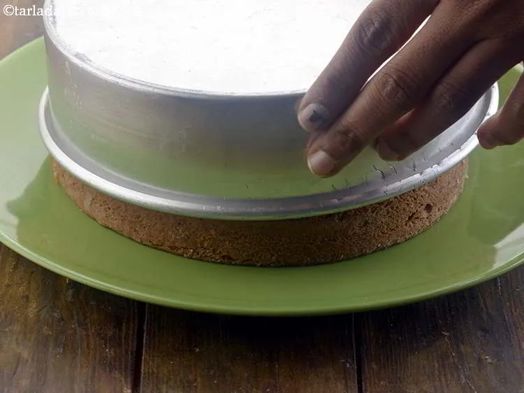 Step 21 – Invert the tin over a rack or any clean, dry surface and tap it sharply …