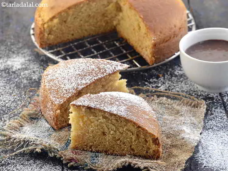 Step 23 – Keep the&nbsp;<strong>&nbsp; vegetarian sponge cake | eggless sponge cake | Indian vanilla sponge cake |</strong>&nbsp;aside …