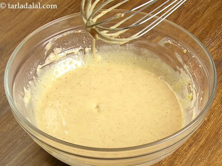 Step 8 – Do not make the batter too runny. Keep aside.