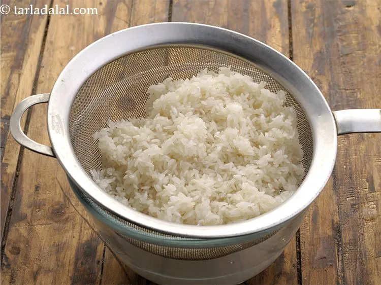 Step 15 – Drain it using a strainer.