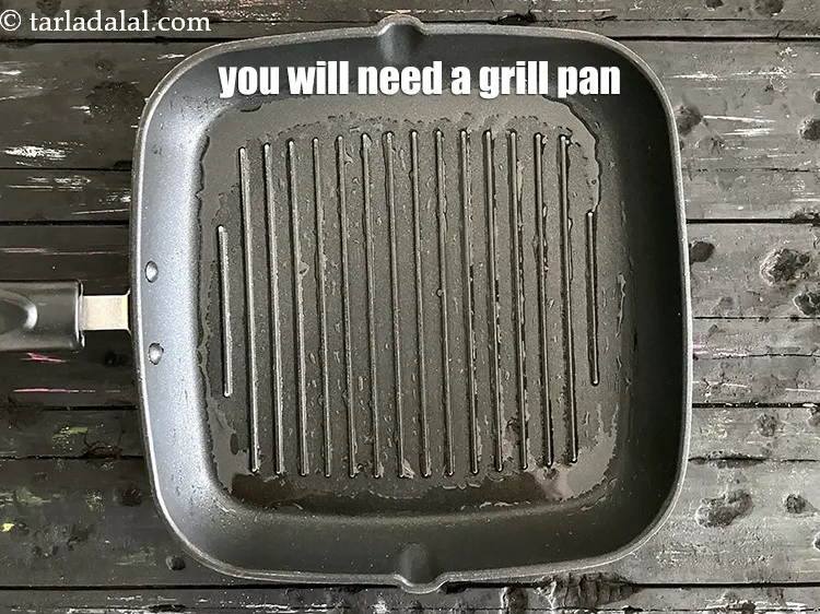 Step 4 – You will need a grill pan to make grilled cauliflower.