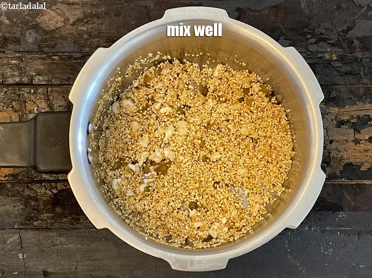 Step 8 – Mix well.
