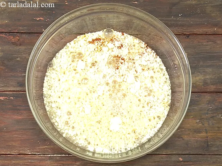 Step 7 – Add 1&frac34; cups of water.&nbsp;