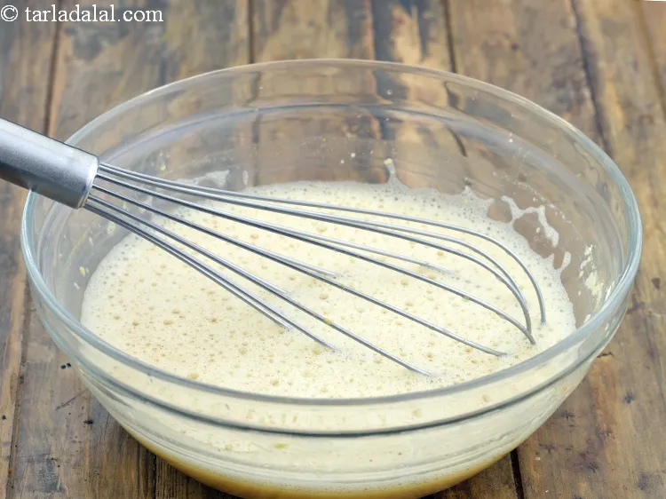 Step 8 – Whisk well. Keep aside. You can also use a hand blender to get a lump …