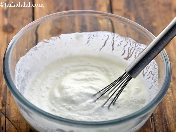 Step 24 – Whisk it to form a smooth base.