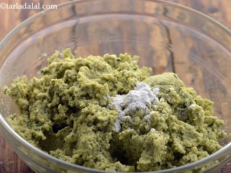 Step 14 – Transfer the mixture into a bowl. Remove any large chickpea chunk that the processor missed …