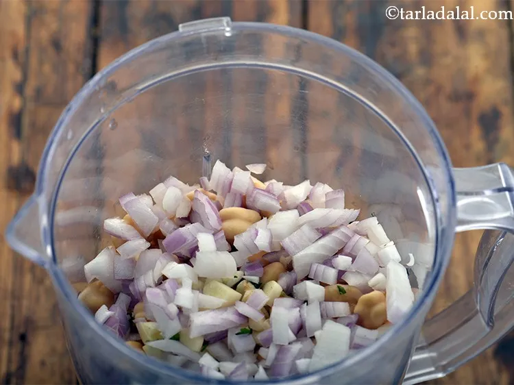 Step 8 – Add the chopped onions.