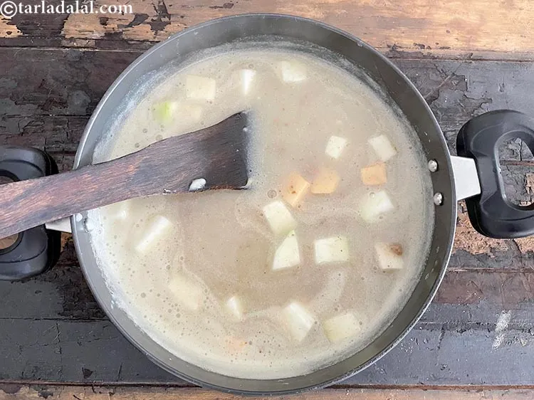 स्टेप 63 – अच्छी तरह से मिलाएं।